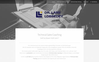 Screenshot der Website lobbedey.de