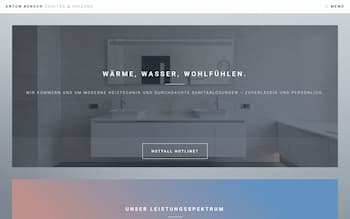 Screenshot der Website bensch-sanitaer.de
